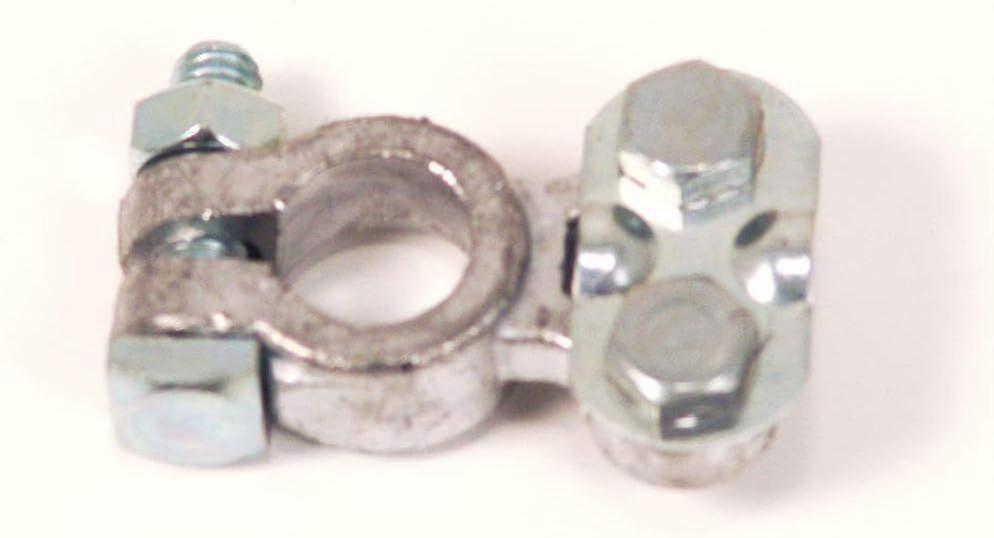 Haute qualité tout neuf 5588 Deka Universal Clamp-On Battery Terminal Argent