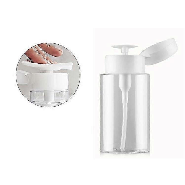 100ml Portable Liquid Push Down Pump Dispenser Bottle Empty Plastic Container