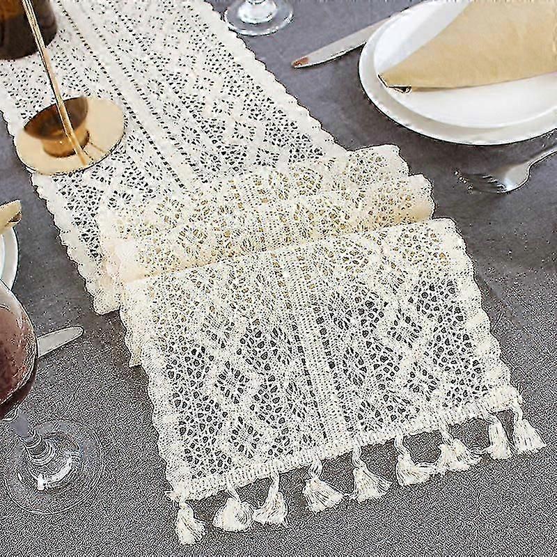 Dantelă Dining Table Runner Weave Vintage Table Runner Tea Table Flag Fabrics Table, Table, Bed Runner