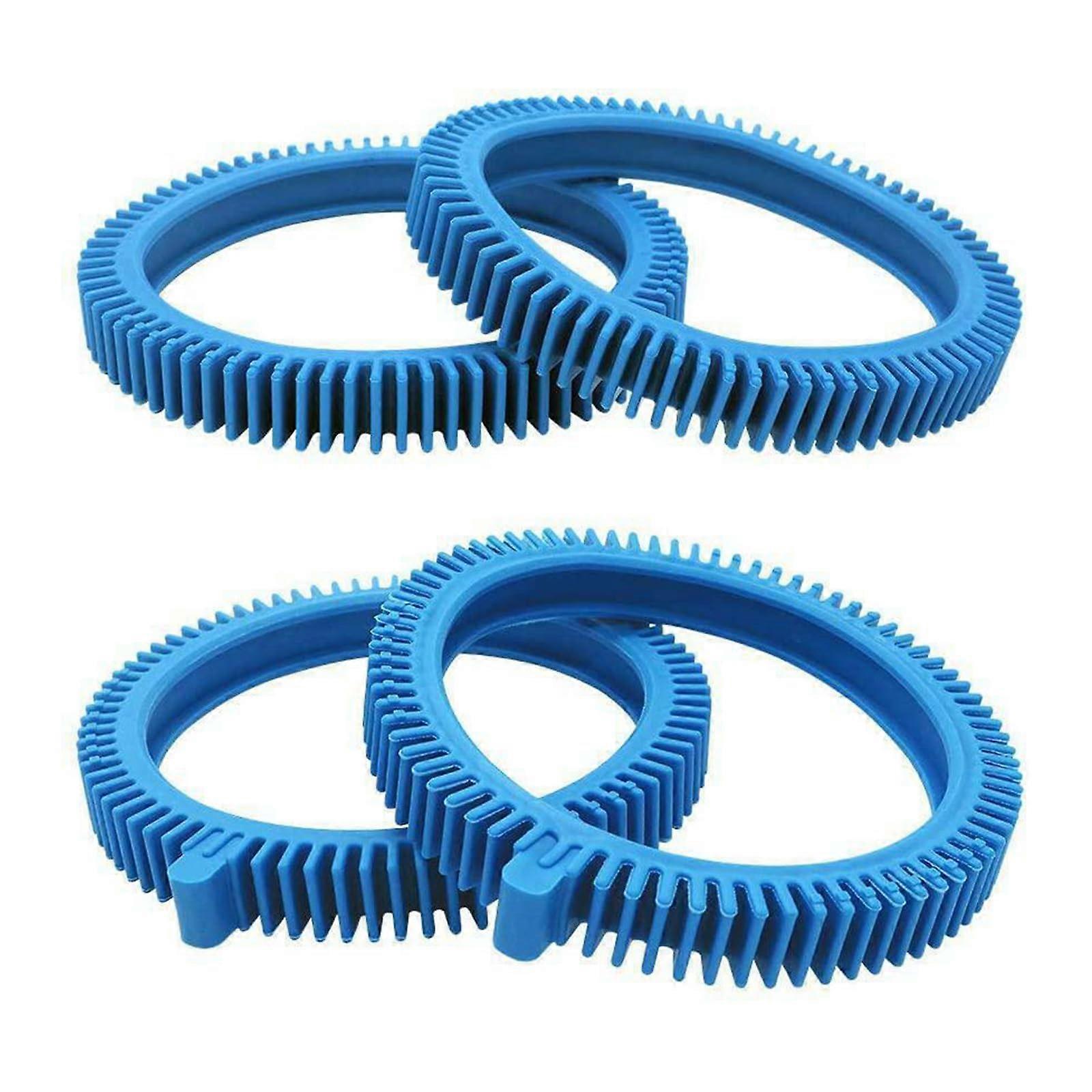 Blue Front And Back Tire Set With Super Pressure Wheels for Poolvergnuegen Pool Cleaner 896584000-143