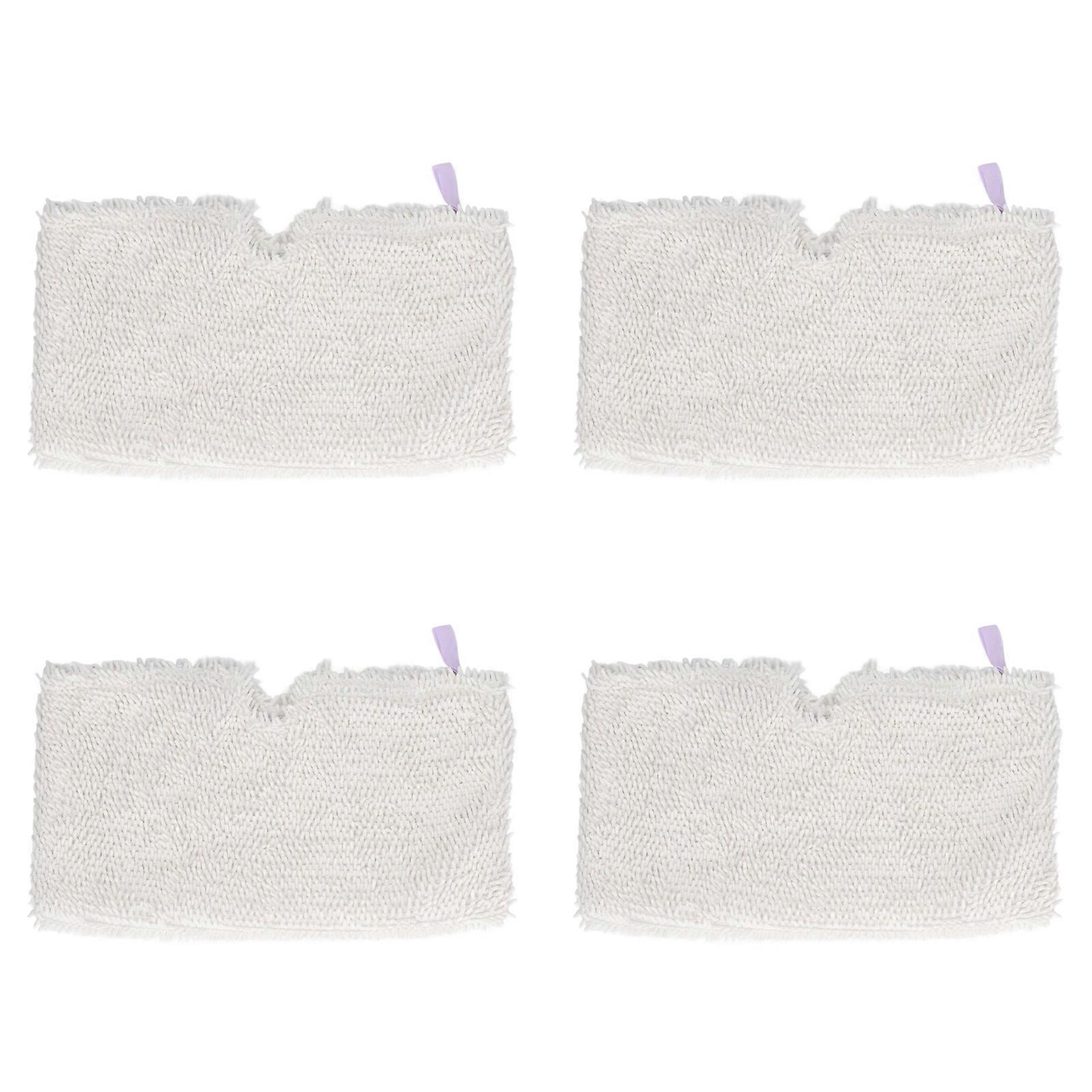 4Pcs Microfiber Mop Pads Replacement Steaming Mop Pads for Shark S3901 S3500 S3501
