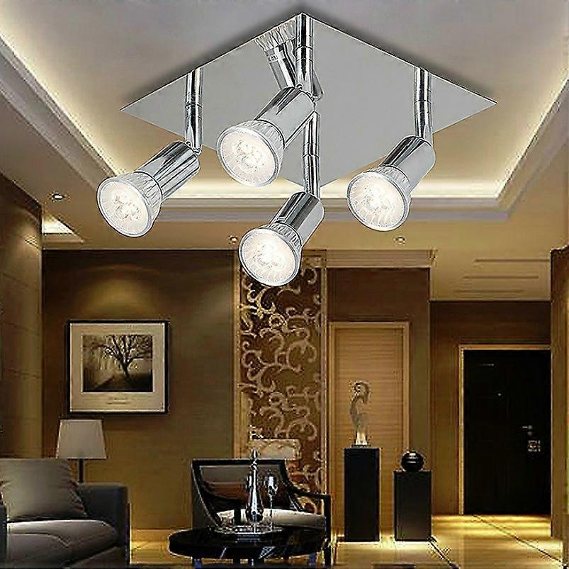 12W Square Spotlight LED Ceiling Light With Adjustable Mirror Front Light Warm LIght