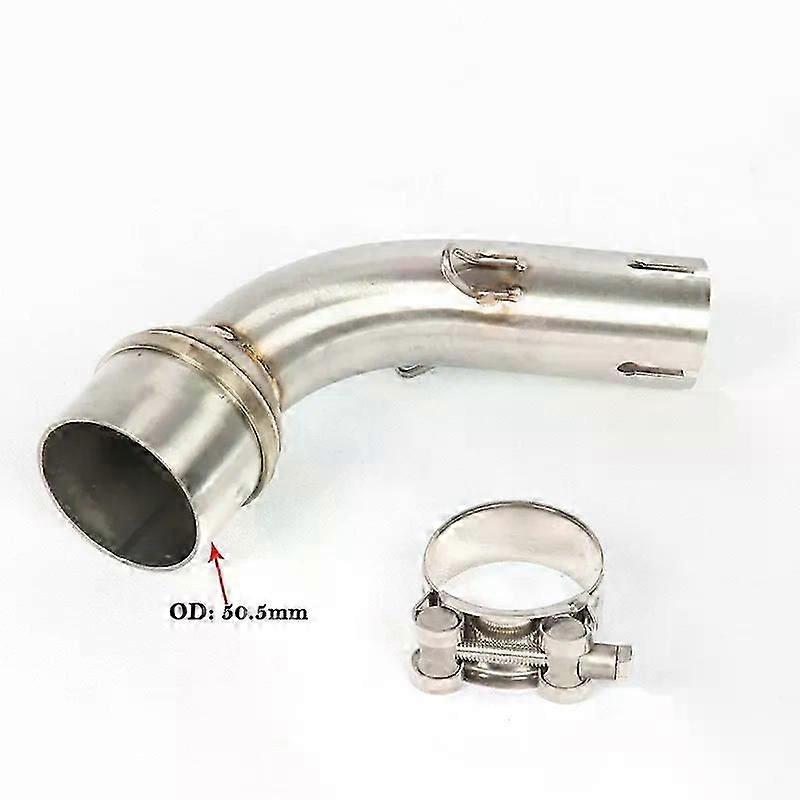 For Yamaha Yzf R25 R3 Mt-03 Mt03 Motorcycle Exhaust 51mm Escape Systems Connection Muffler Modified Slip On Middle Link Pipe