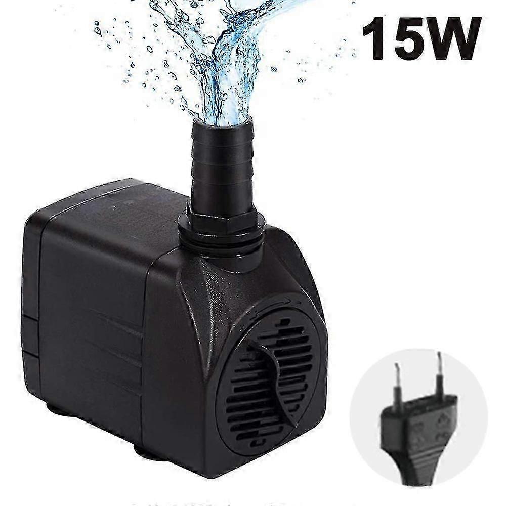 Pompe submersible, pompe à eau avec pompe de fontaine et cordon d'alimentation de 1,5 m