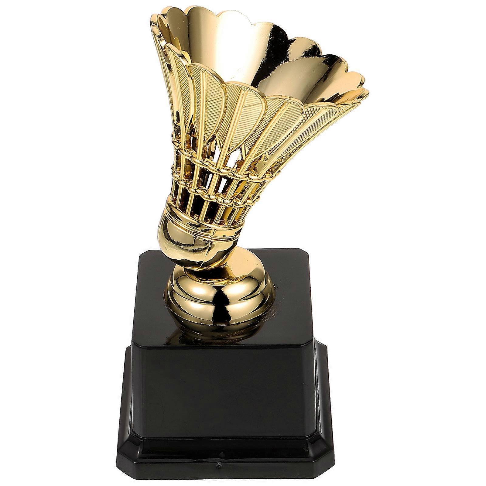 Creative Badminton Trophy Decor Award for Kindergarten Competitions – Unique Design with Smooth Surface, Keepsake for Young Athletes