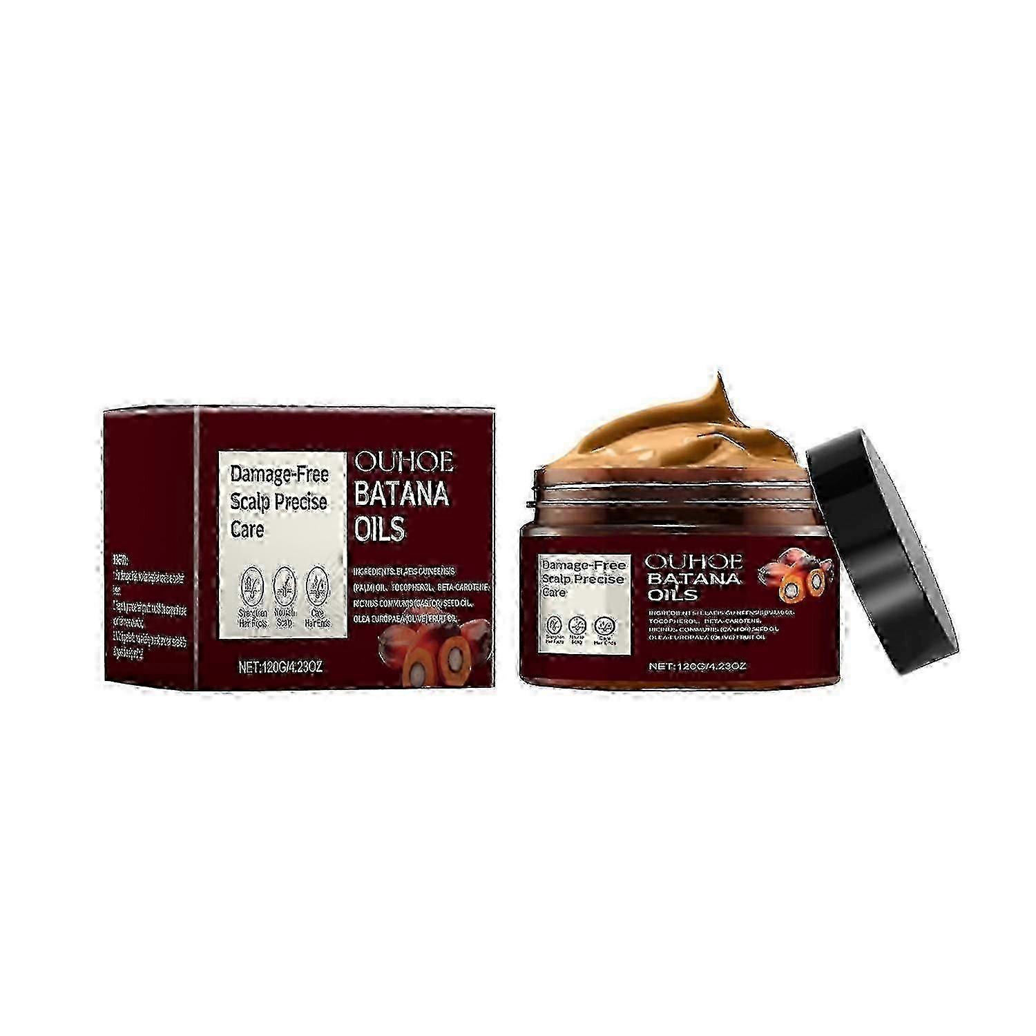 Le masque de soin capillaire OUHOE Batana nourrit les cheveux et restaure les cheveux secs à la fin