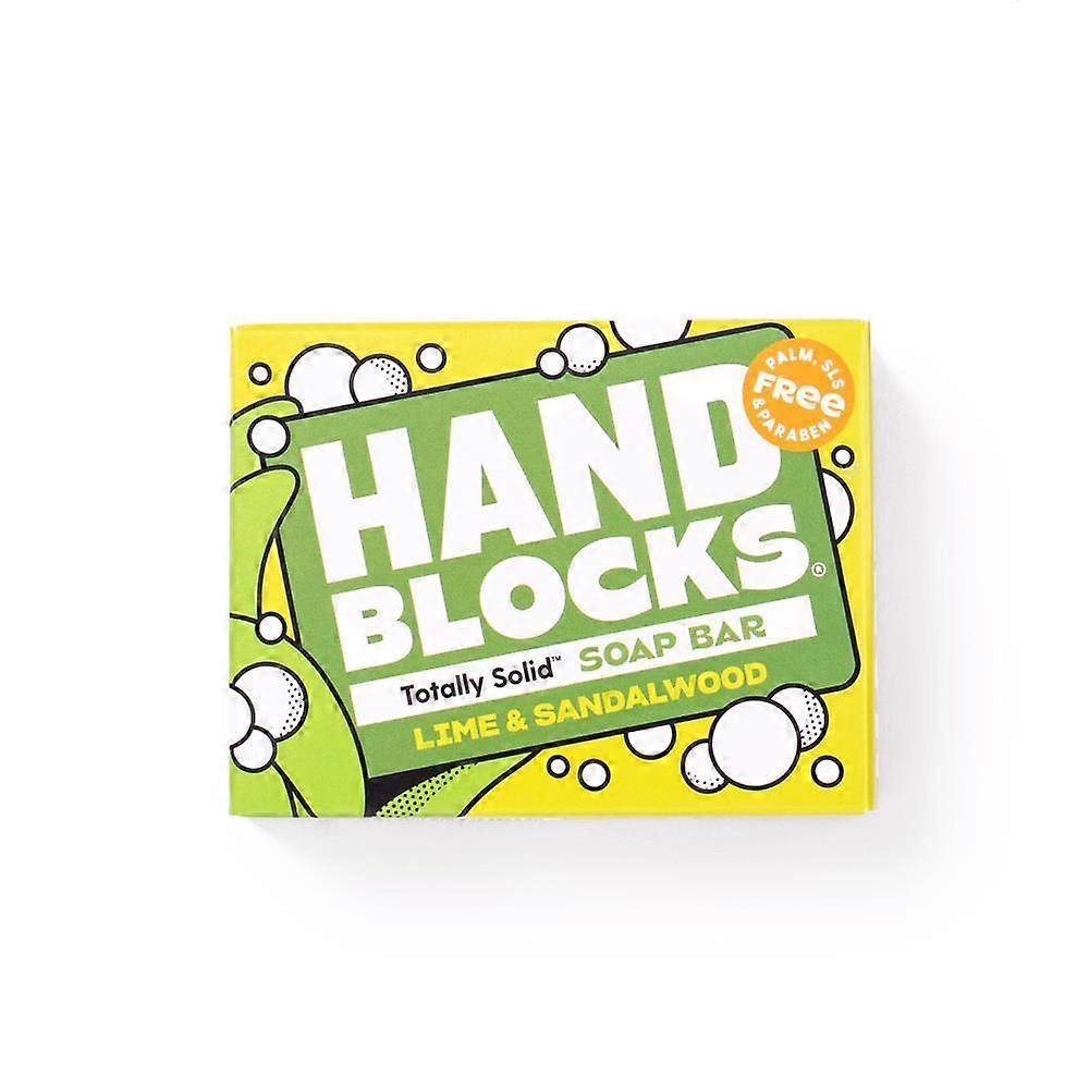 Shower Blocks Hand Blocks Soap - Lime & Sandalwood 100g