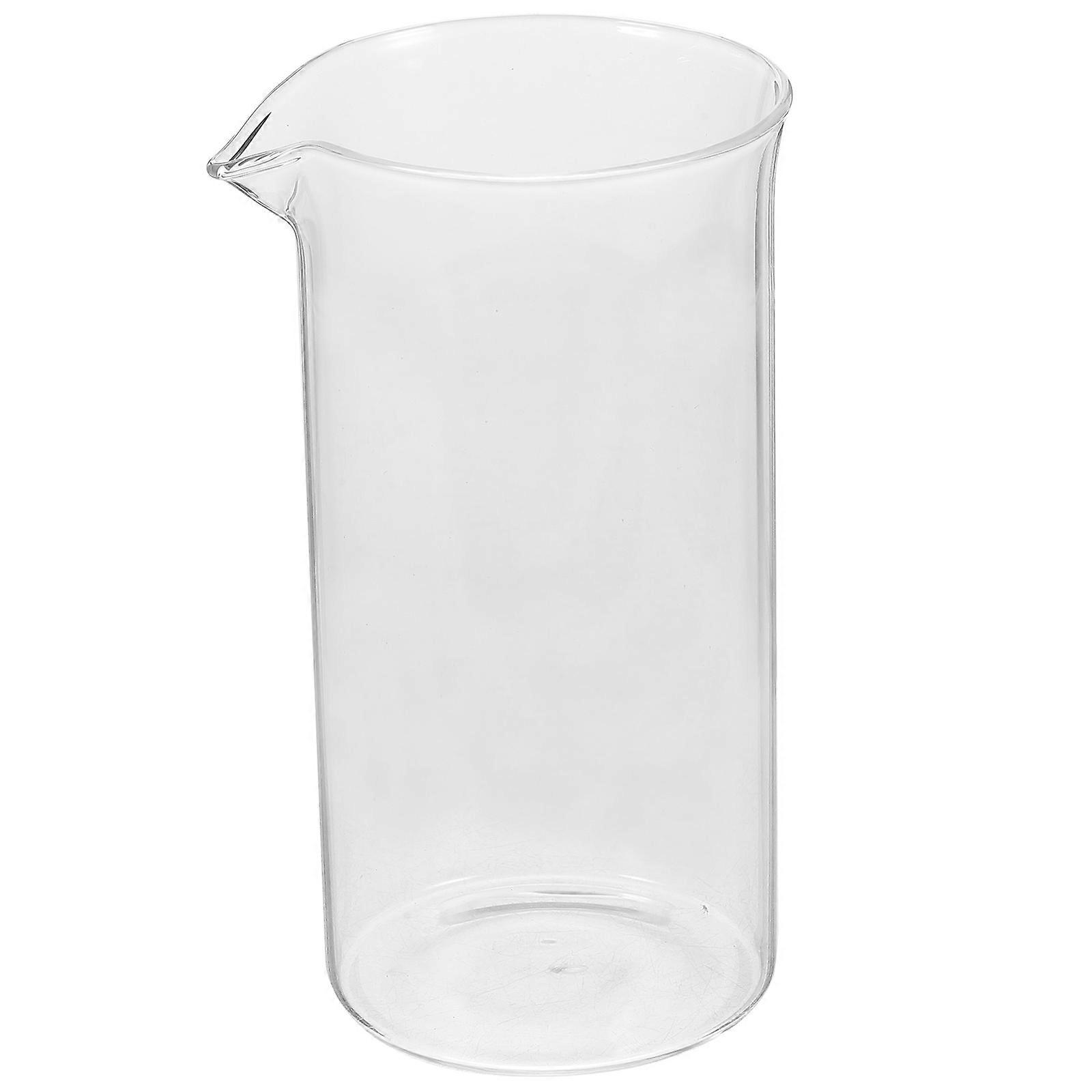 Coffee Press Replacement Glass Cup for Smooth Flow Easy to Clean Beaker for Hot and Cold Drinks, Ideal for Coffee and Tea Lovers