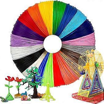 3D Pen Filament 1,75 PLA 3D Pen Filament 20 Farben à 5m, 3D-Druckmaterialien biologisch abbaubar