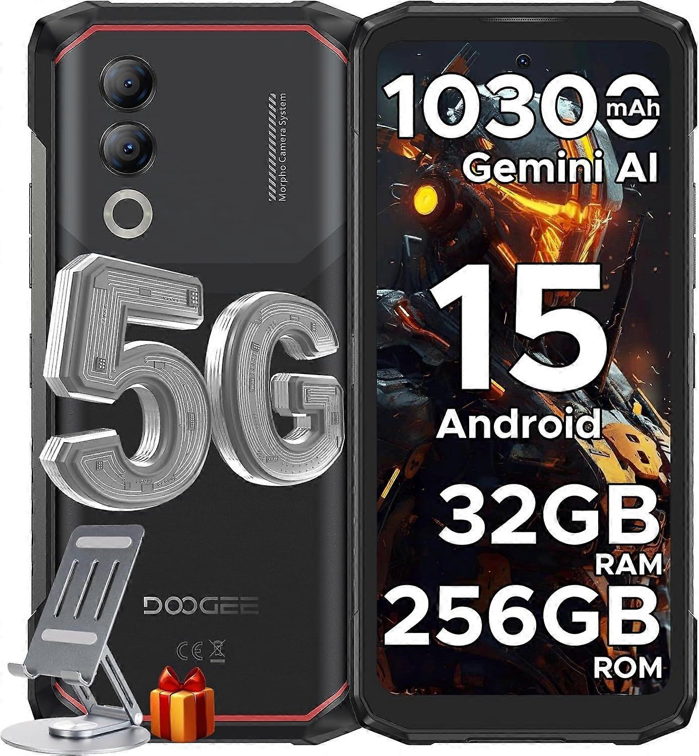 DOOGEE Blade 20 Turbo AI 5G Rugged Phone Unlocked,10300mAh Black