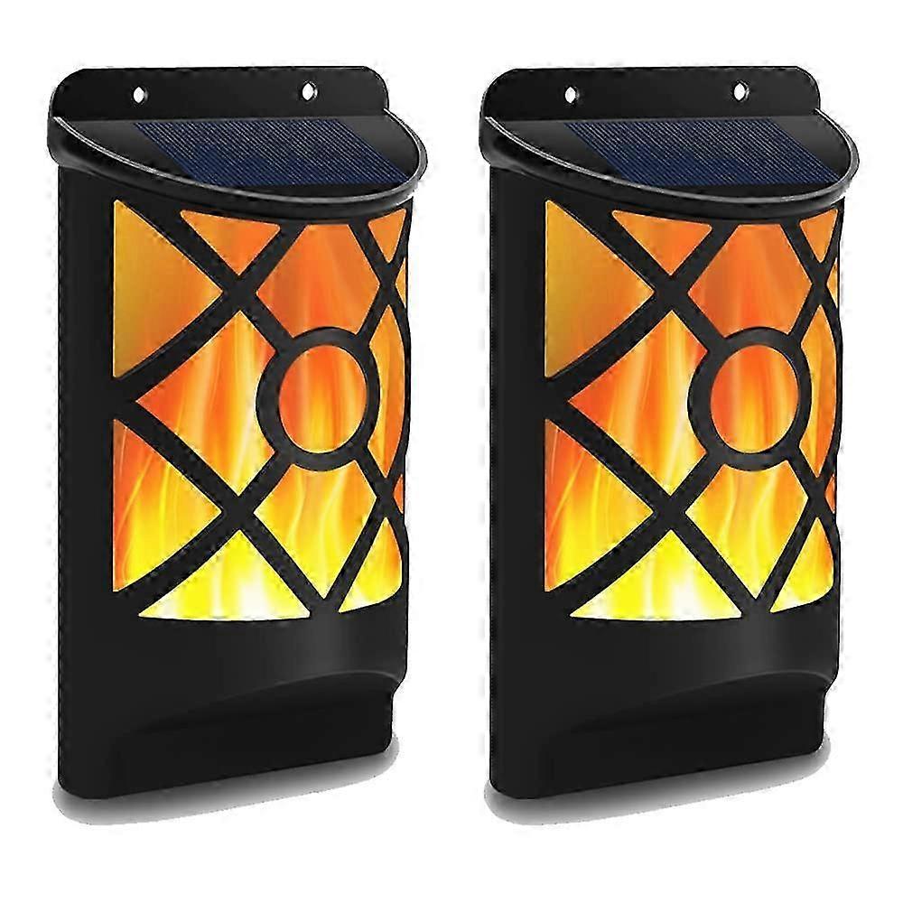 2025 Flickering Solar Flame Lights for Patio Deck Driveway