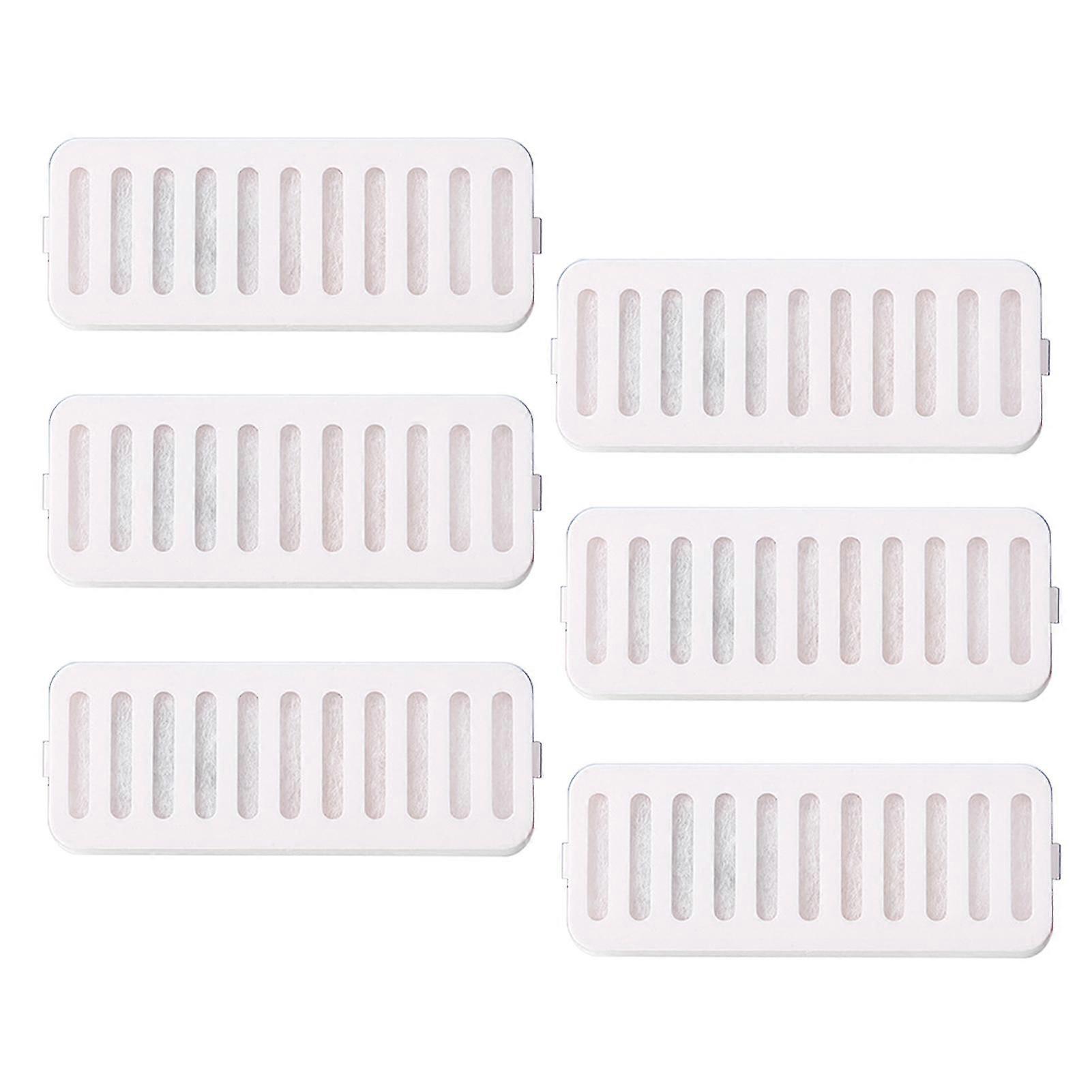 6 Pcs Cat Water Fountain Replacement Filters High-density Microporous Filter Mesh for Clean Healthy Drinking Water