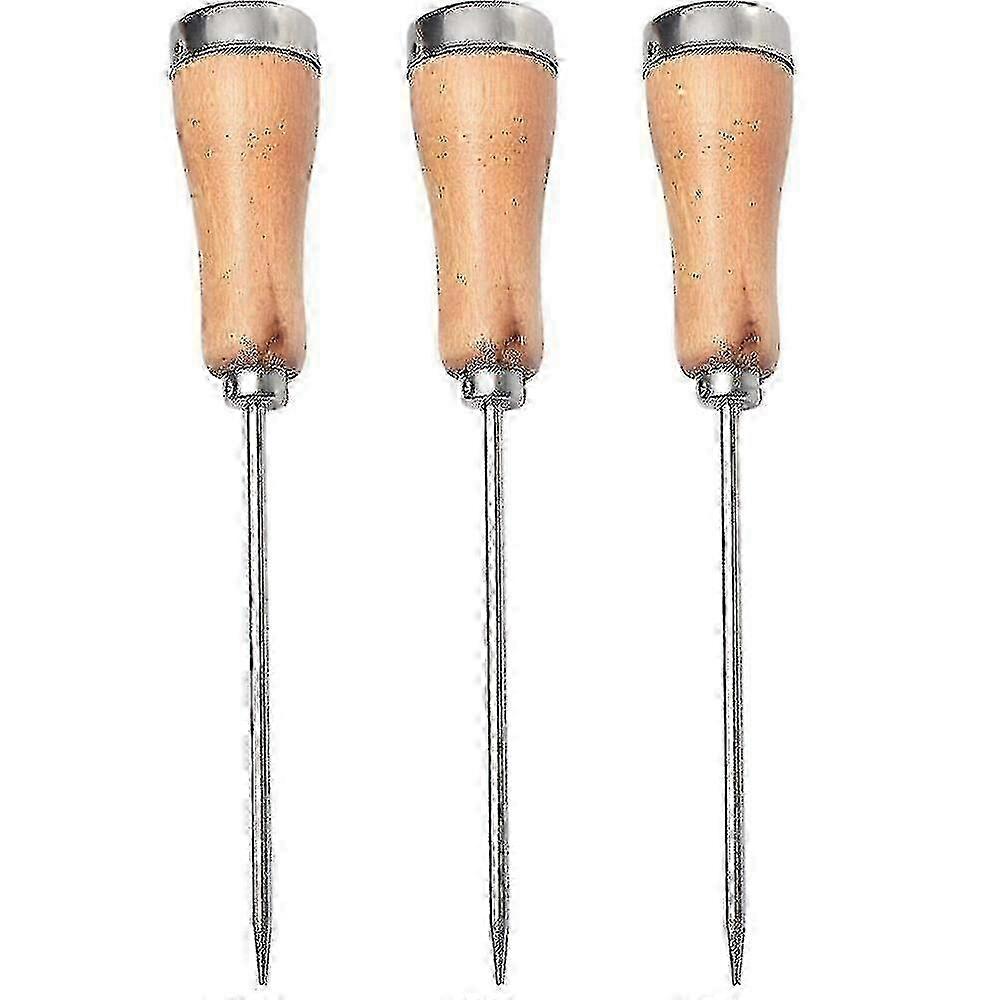 اختيار الثلج الفولاذ المقاوم للصدأ مع مقبض خشبي آمن للمطبخ ، شريط (ruipei) SZRH A-V