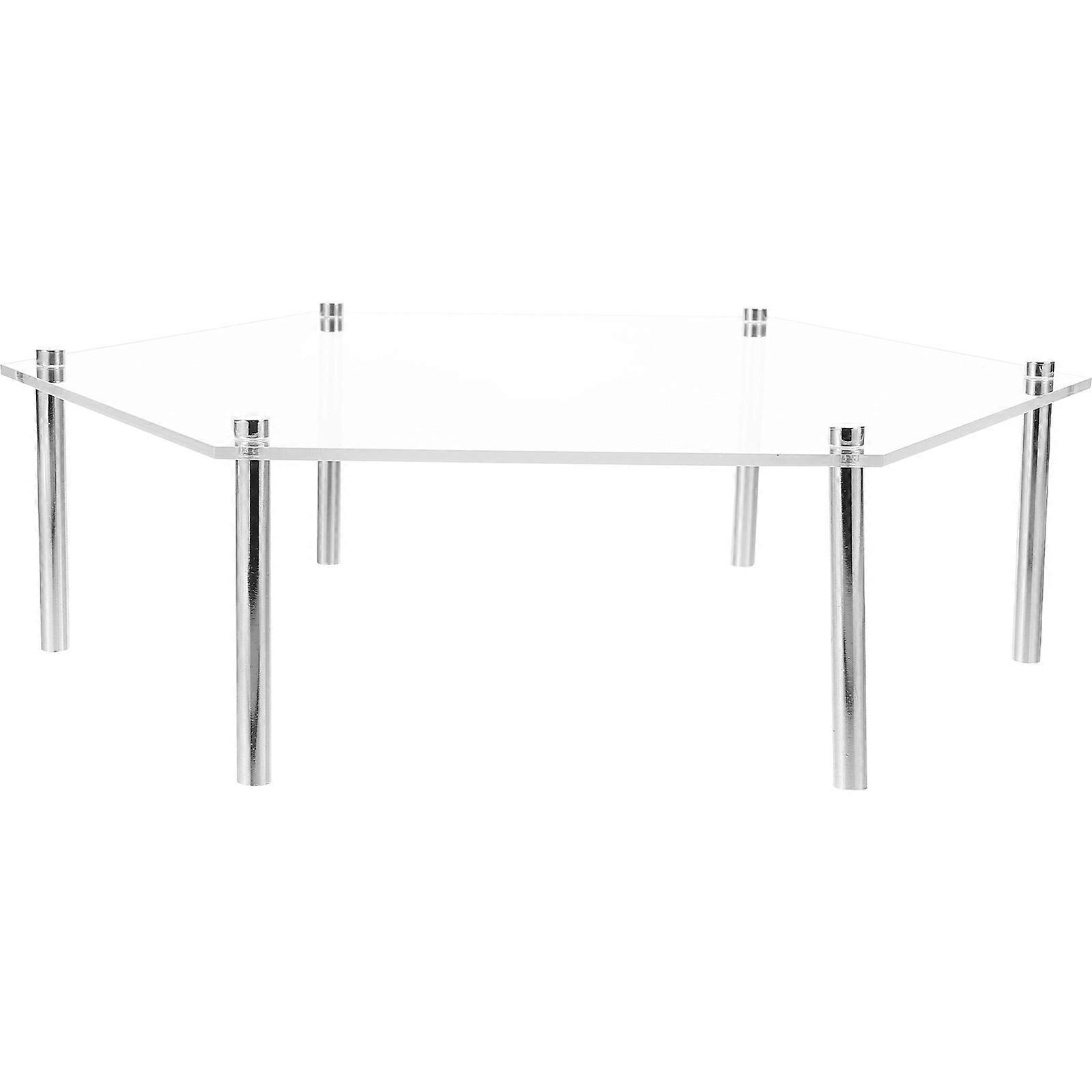 Cake Cupcake Stand Clear Figurine Display Stand Exhibition Decoration Acrylic 1Set