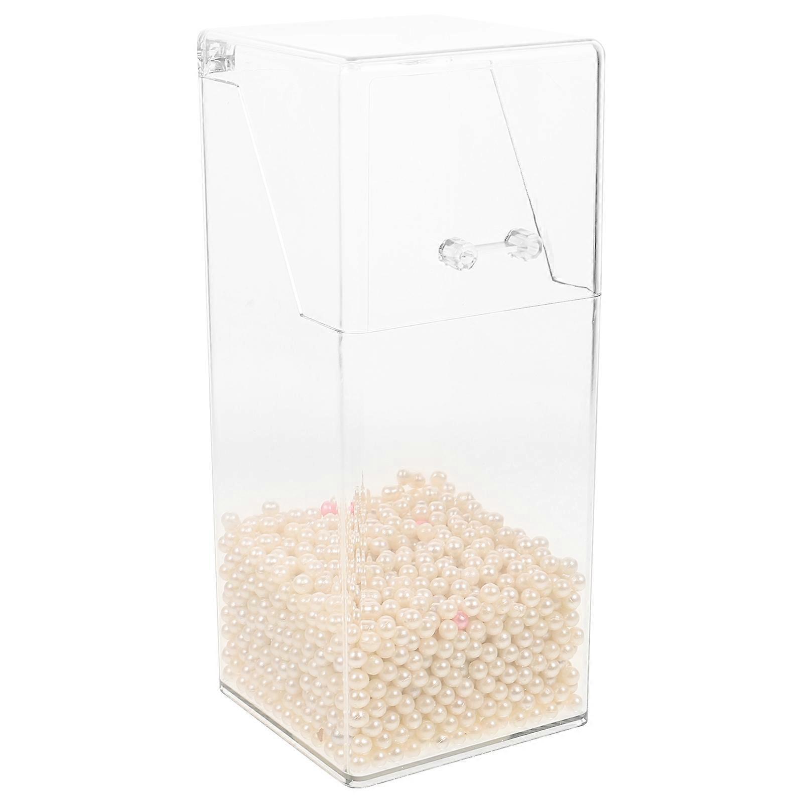 Transparent PET Cosmetic Box with Lidded Design for Storage Use Waterproof Dustproof