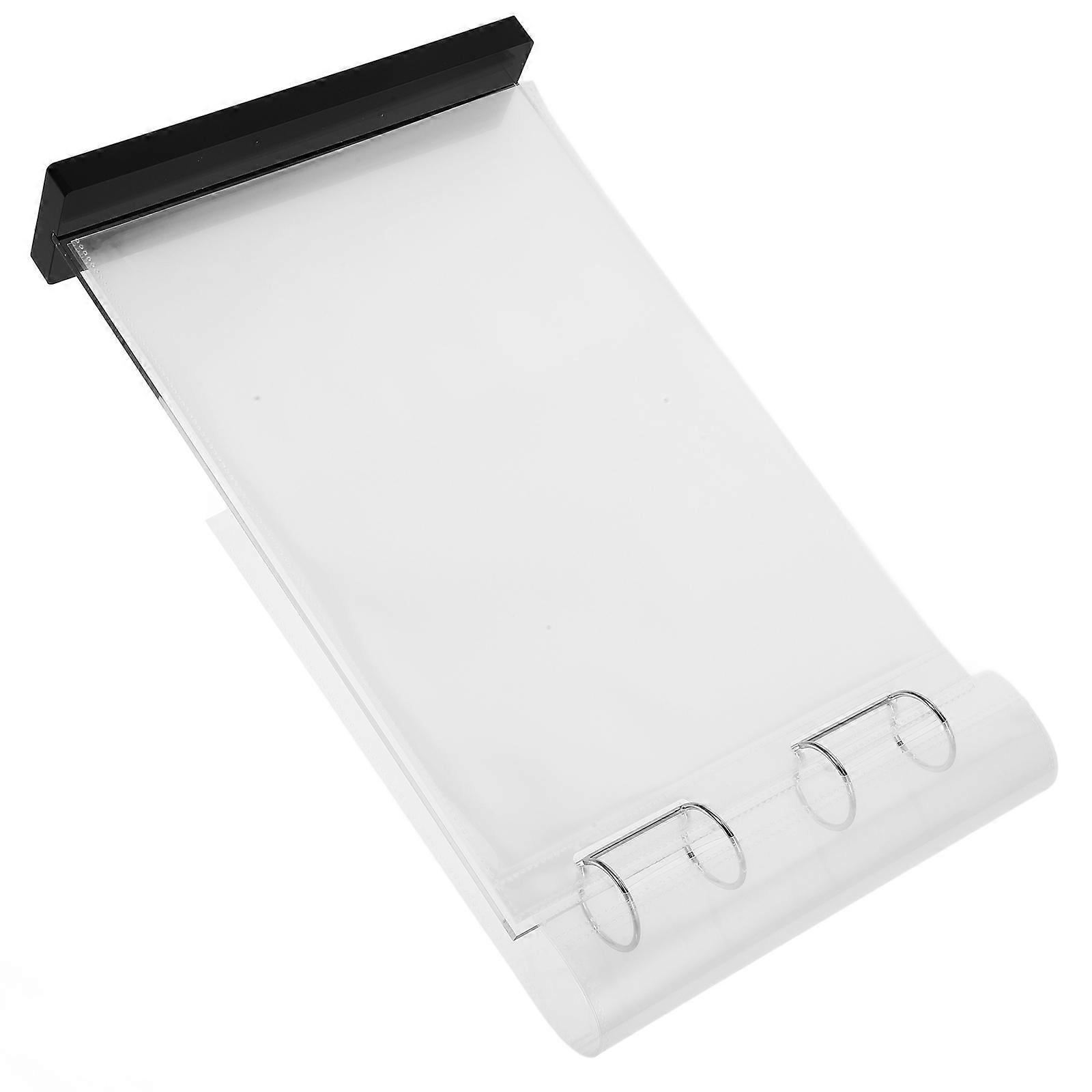 Desktop Menu Holder Iron Display Stand Rectangular Use 1Pack