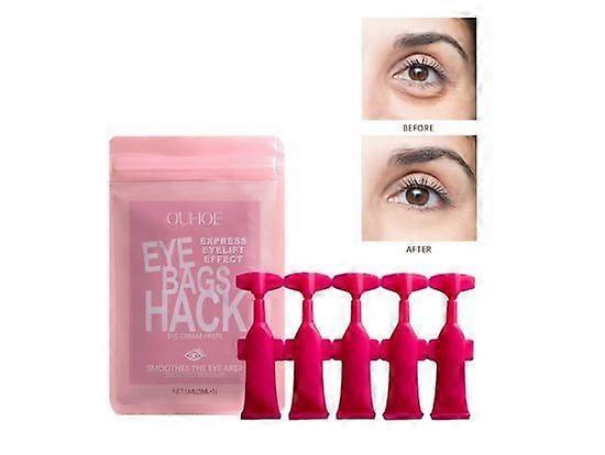 Lifting Oculaire Express Rides & Poches - Lissage Visible en 2 Minutes | Technologie de film flexible invisible pour un effet de 10 heures | 5 mini tubes refermables