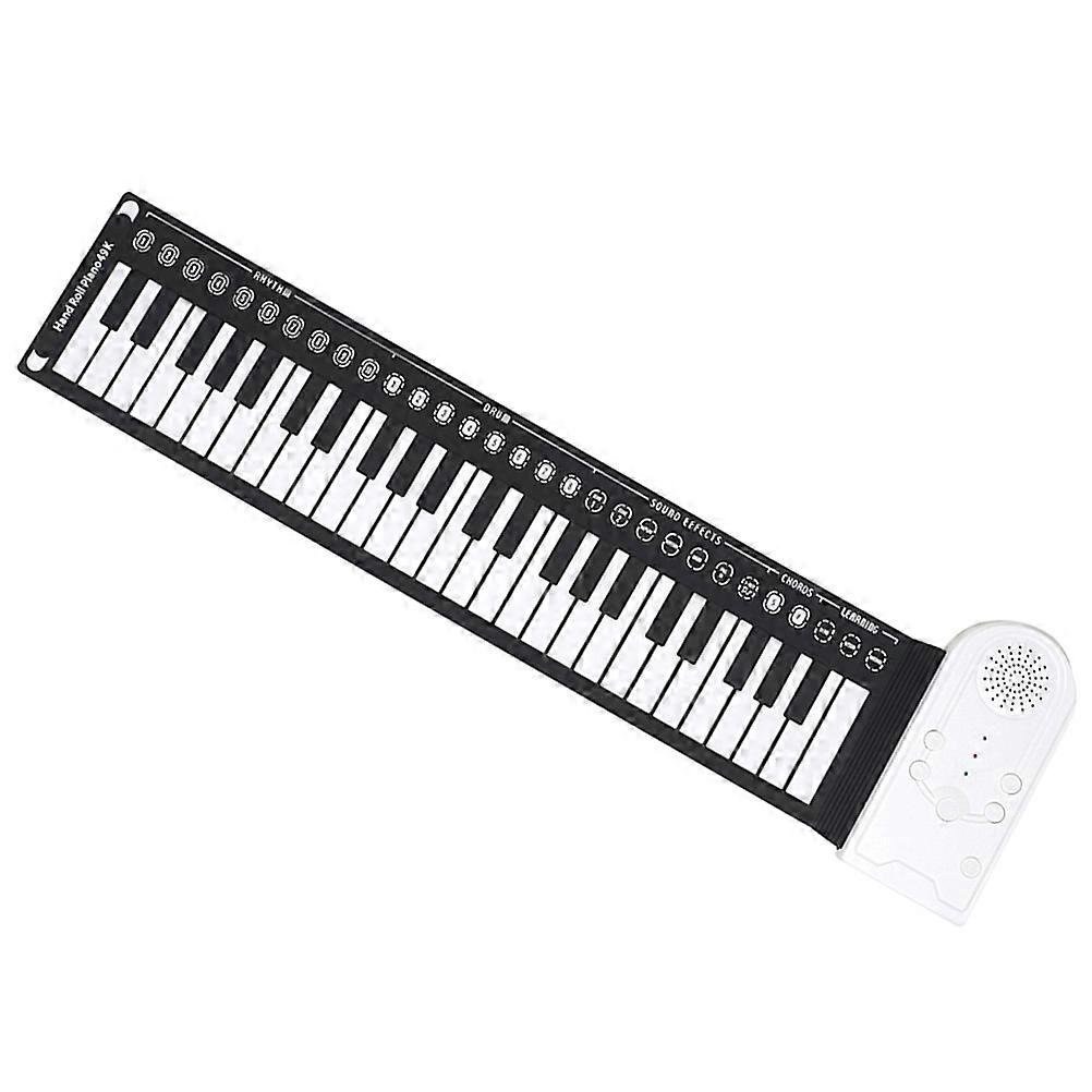 Folding Keyboard Piano 49-Keys Roll-Up Electronic Piano Portable 1Set