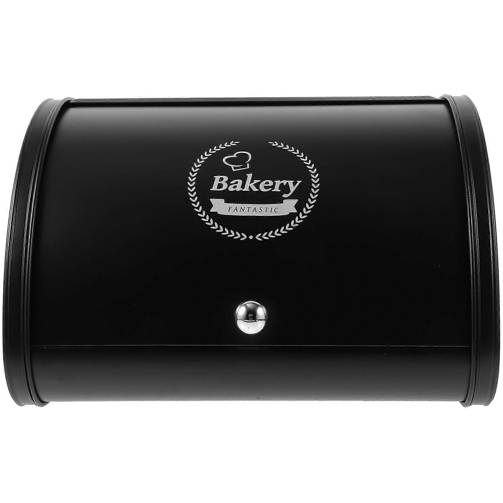 Metal Bread Box Bread Bin Kitchen Storage Container Breads Snack Storage Container