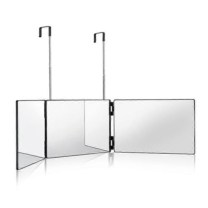 360-Folding Makeup Mirror with Suspension - 3-Fold Hanging Mirror