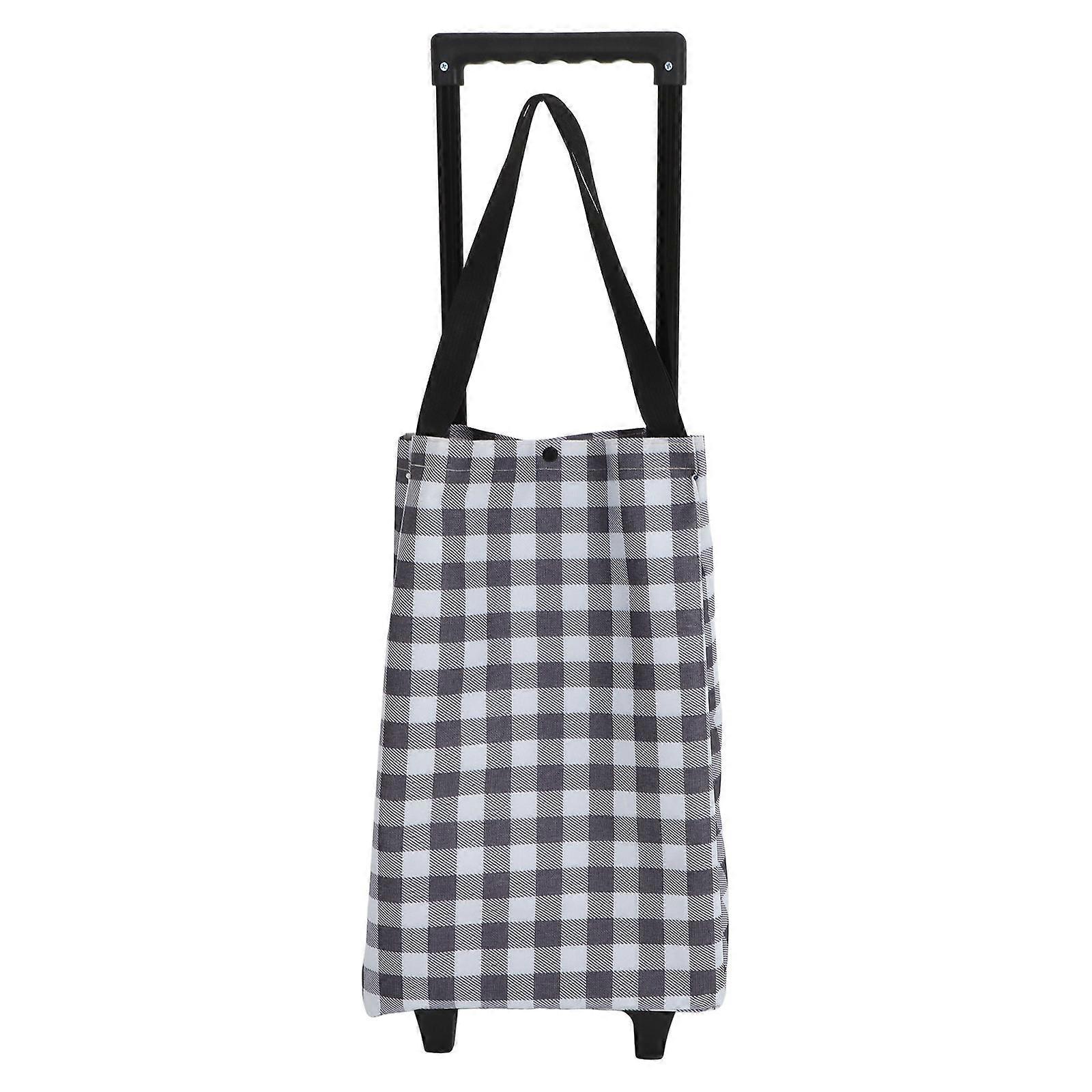 Reusable Trolley Bags Collapsible Grocery Cart Travel Scenarios 1Set