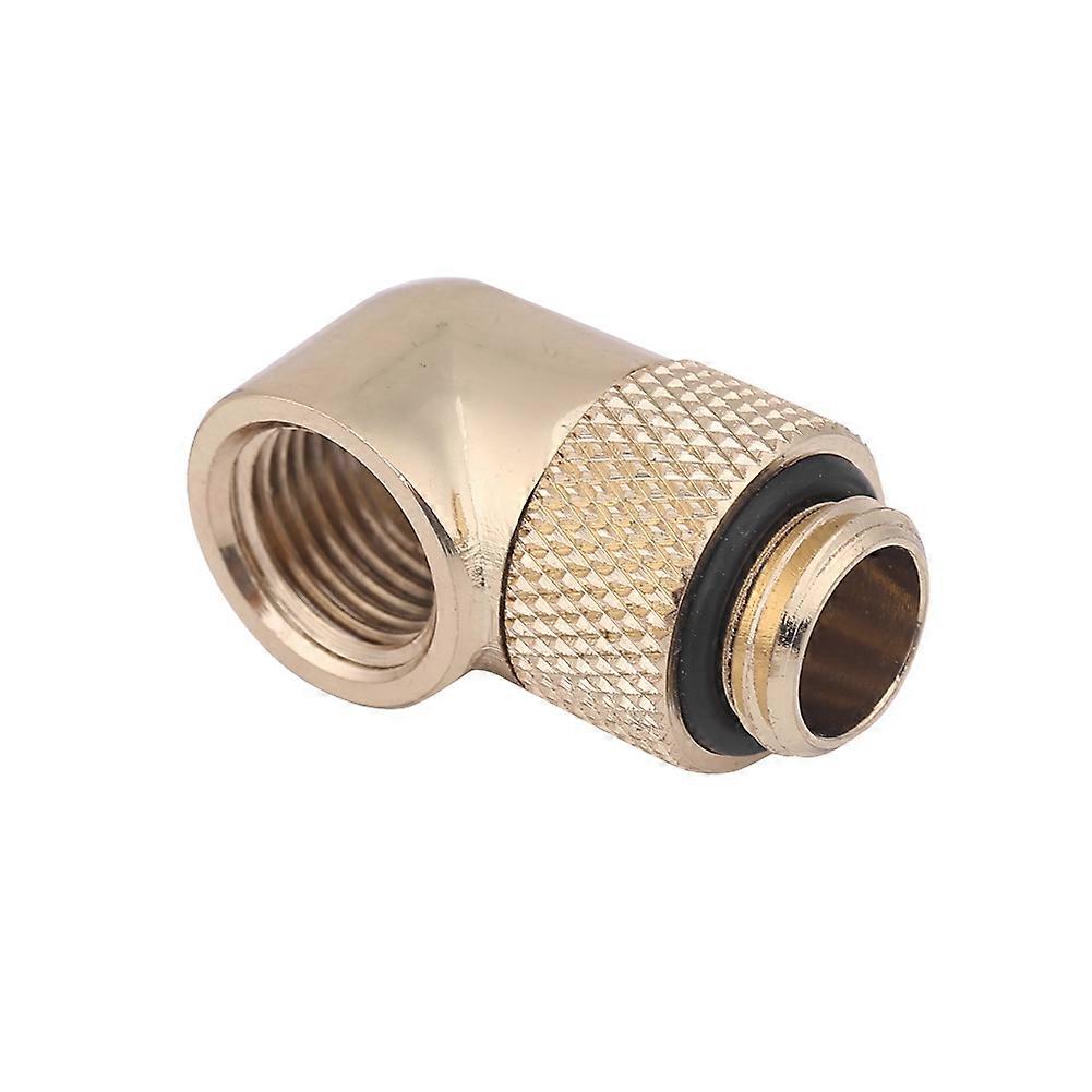 Tube Fitting Computer Water Cooling G1/4 Thread 90° Elbow Connector 360° Rotation