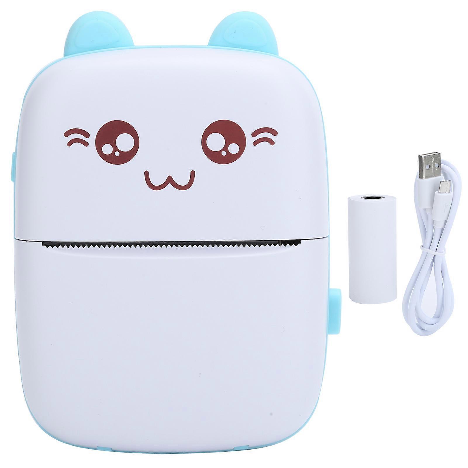 Wireless BT Thermal Printer 200DPI USB Photo Label Remark Pocket Mini Printing Machine SKS9