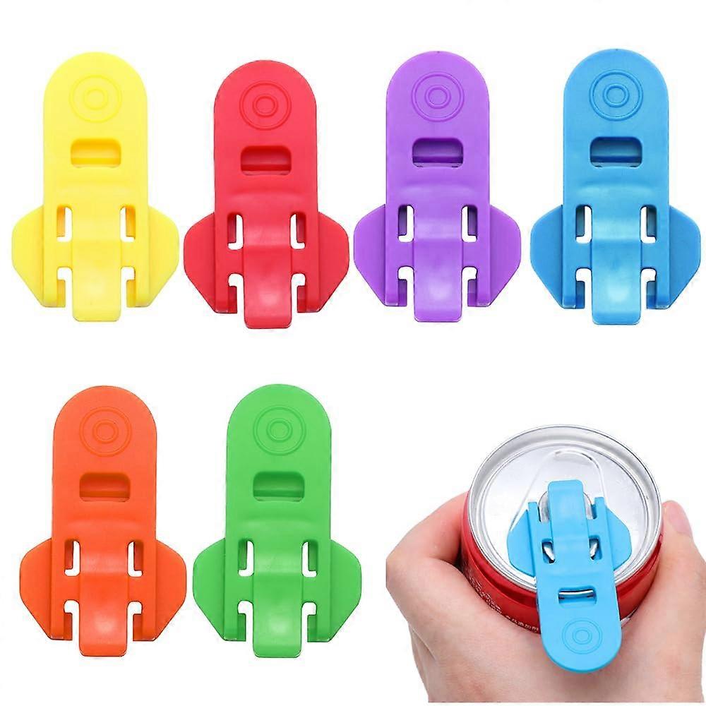 Can Stopper for Drinks Cans - Manual Can Opener, Ring Opener, Mixed Colour Drink Can Lid for Beer and Soda