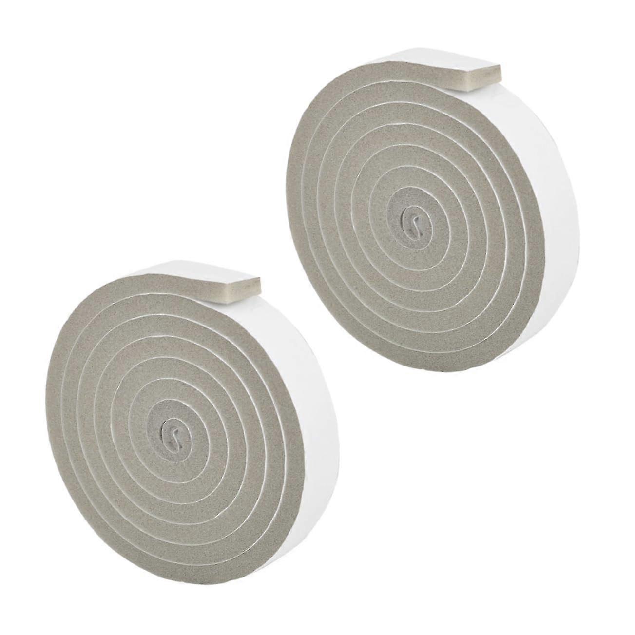 1 Set SelfAdhesive Sealing Tape Insulation Tape for Doors and Windproof Soundproofing for Indoor Spaces Gap Sealing 2 Rolls