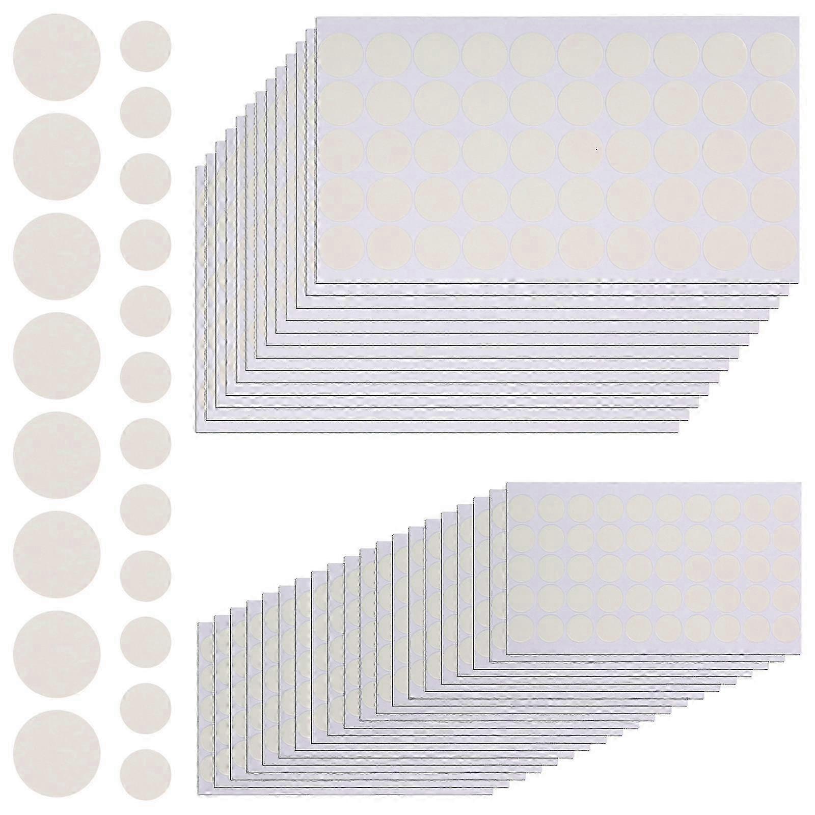 200pcs Transparent High Adhesive Double Sided Round Dots Stickers