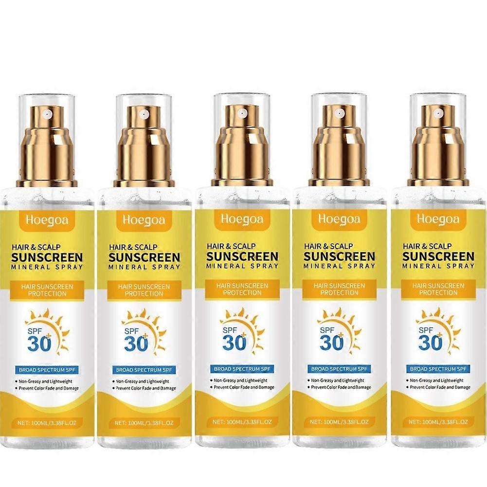 Scalp Protection Spray SPF30 100ml Sunscreen Scalp Hair Mist Broad-Spectrum UVA/UVB Sunscreen Spray