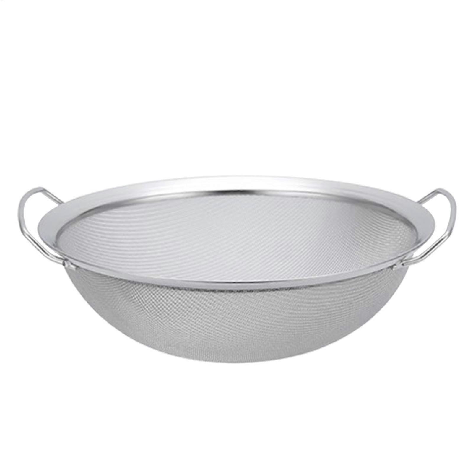 Feinmaschige Überprüfung Trichterfilter 16 cm - Farbsieb mit Griff für Farbe, Glasur, Emulsion, Filterwerkzeug aus feinem Netz