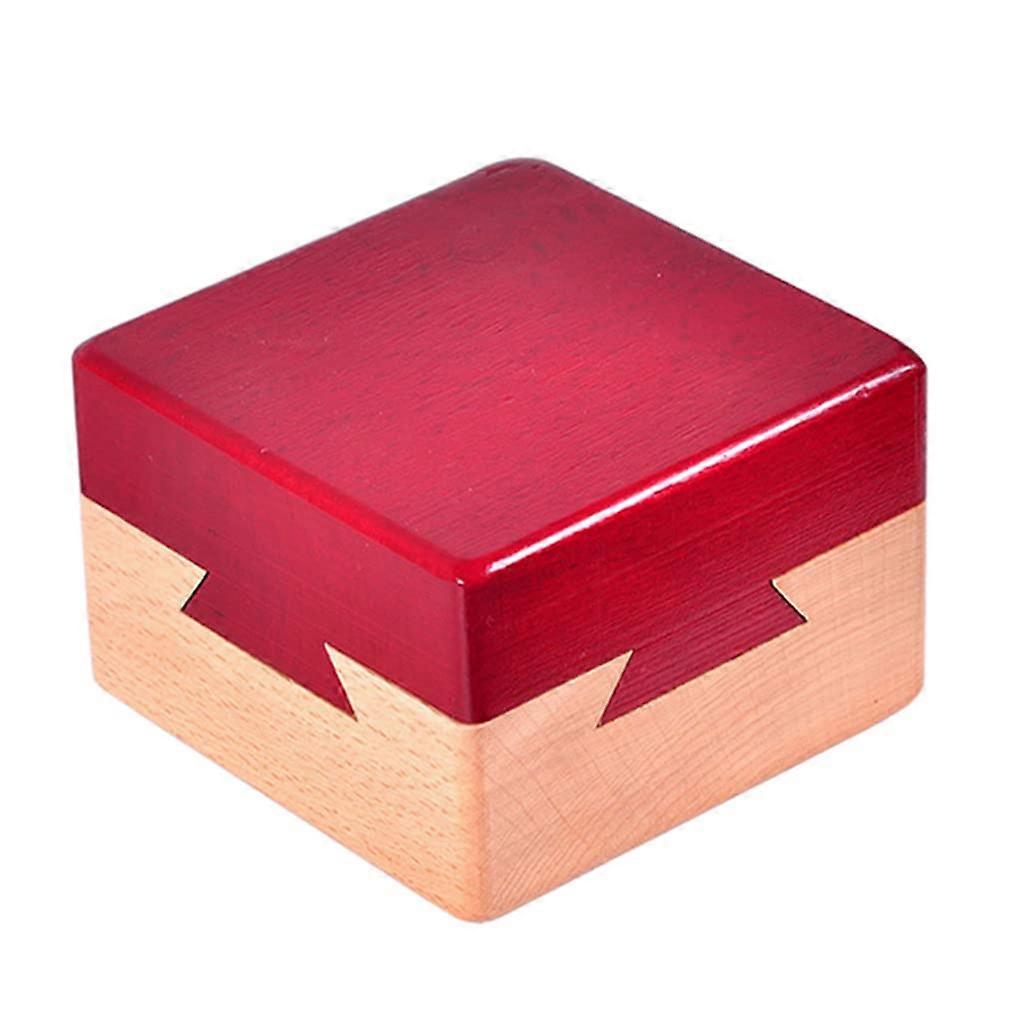 Teaser Ban Lock Burr Puzzle Educational Learning Toy for Adults - 3D Challenging Brain Teaser Game in Wood