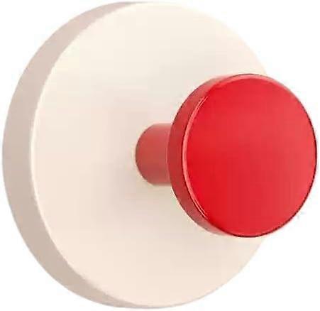 2 Packs Wall Mount Suction Hook, Round Decorative Design