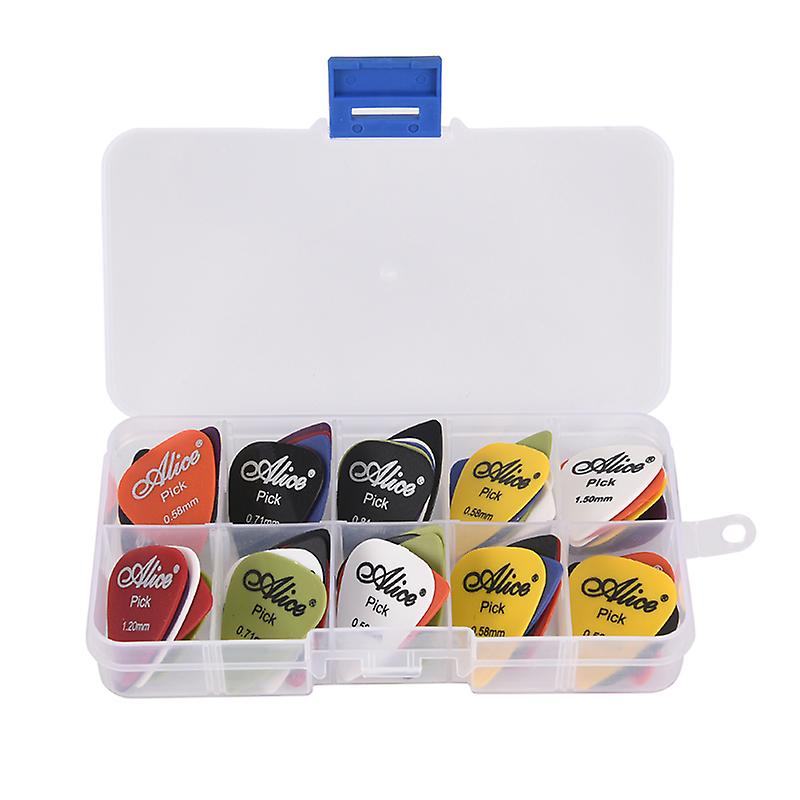 50st/set Elgitarr välj akustisk musik väljer Plectrum Gitarrtillbehör