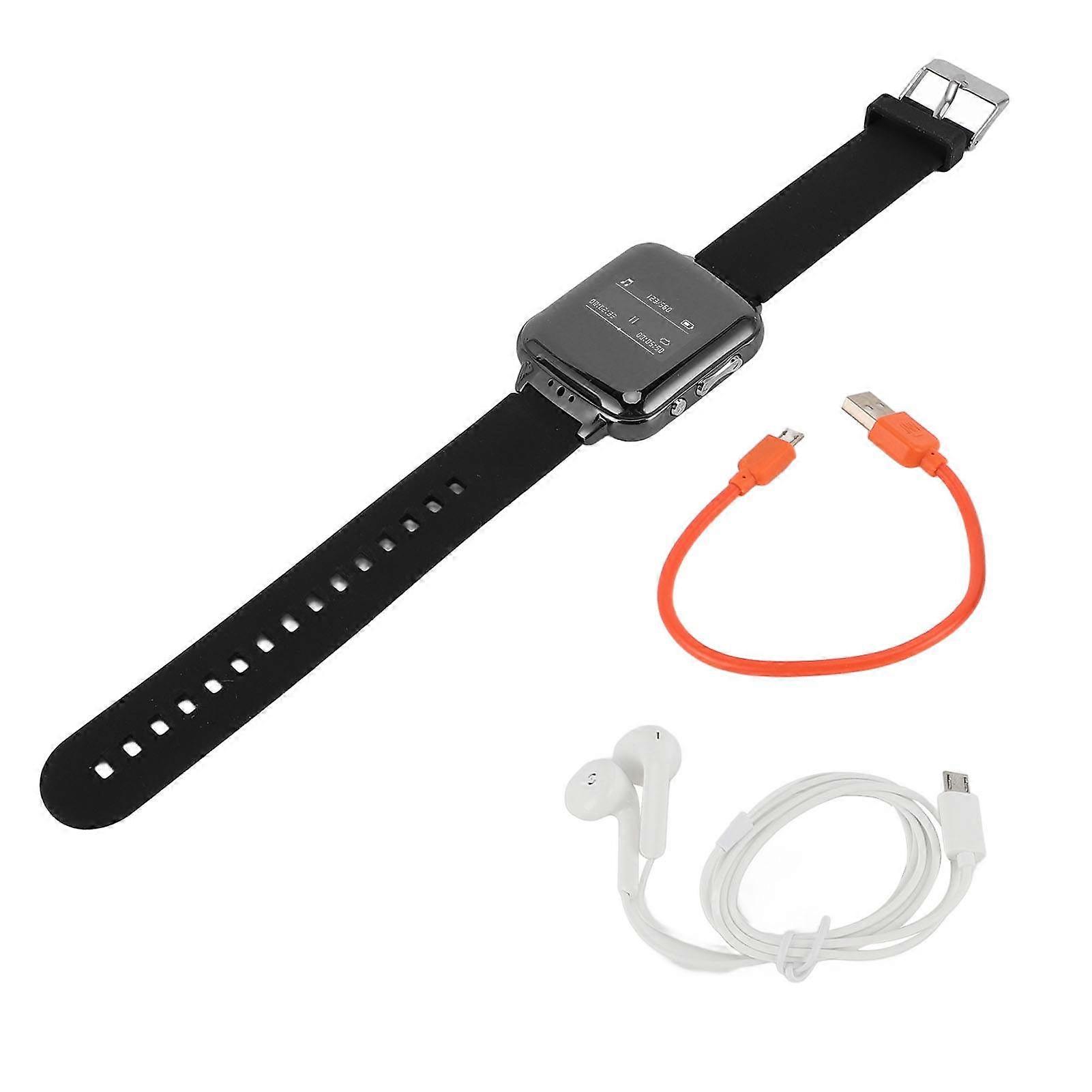 Voice Recorder Watch: Bluetooth MP3 Player, Noise Reduction, 8G Storage, HiFi Sound