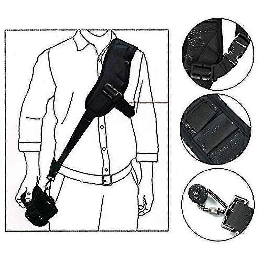Camera Strap, Camera Strap Shoulder Strap Nylon Camera Strap With Clip And Safety Screw, Adjustable Camera Strap For Lens For Dslr Camera