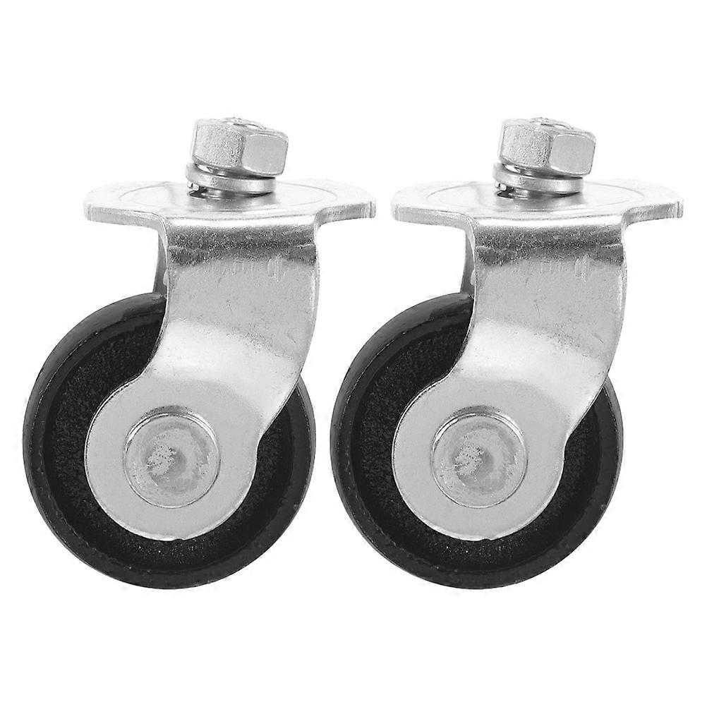2pcs Cast Iron Jack Caster Wheels for Capacity Replacement – Durable, Reliable for Hydraulic Floor Use, Easy Installation and Versatile Applications