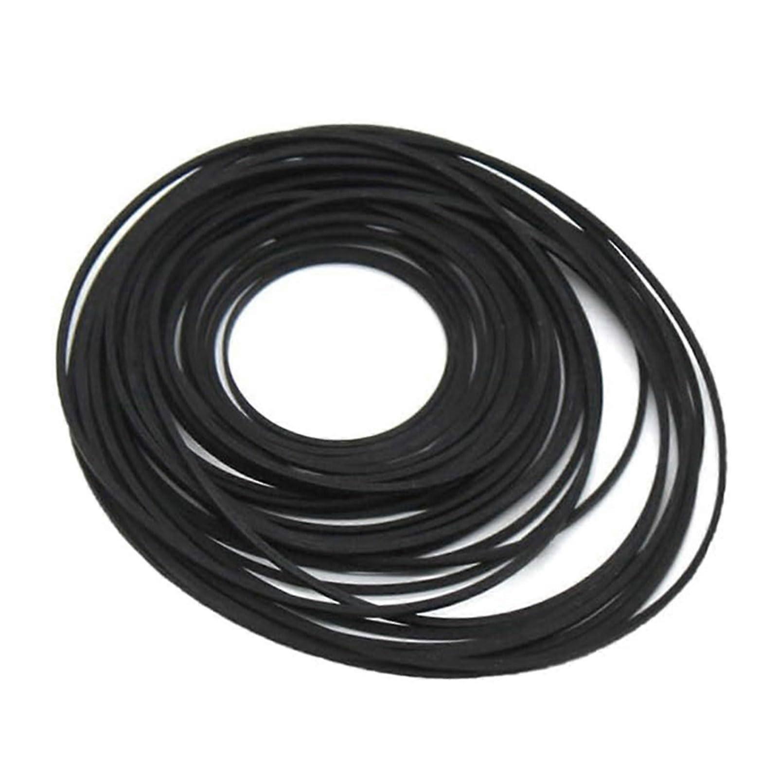Turntable belt for record players, compatible with various models, record players, recorders, rubber belt, multiple sizes