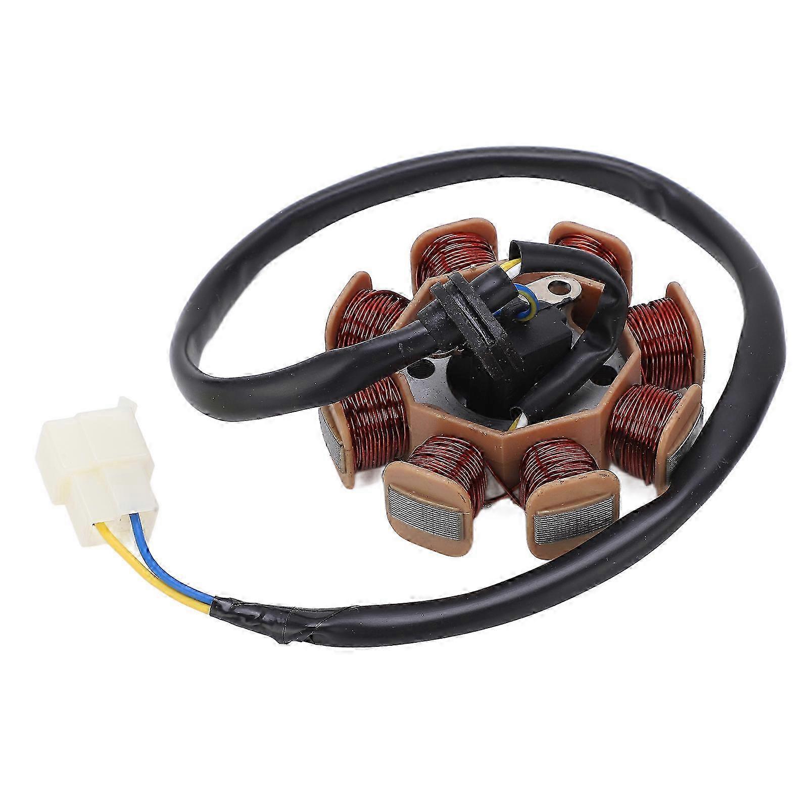 Tændspole 8-polet stator til GY6 50 60 80 Go Karts Scootere ATV'er UTV'er Motorcykler