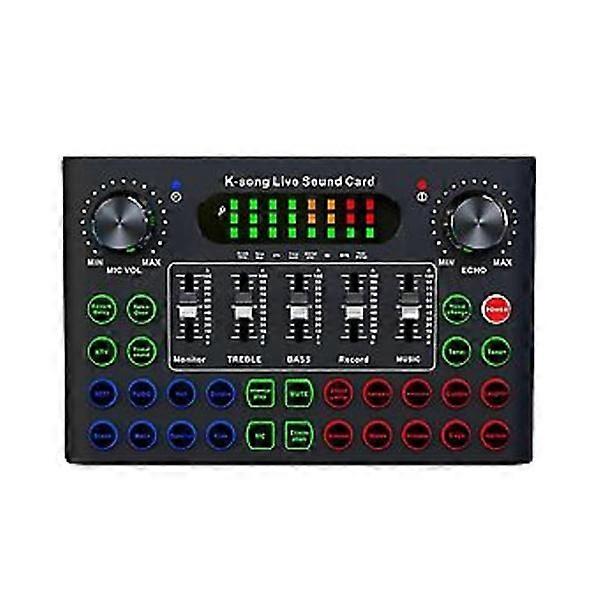 F007c Vers Convet desktop audio mixer for singing.
