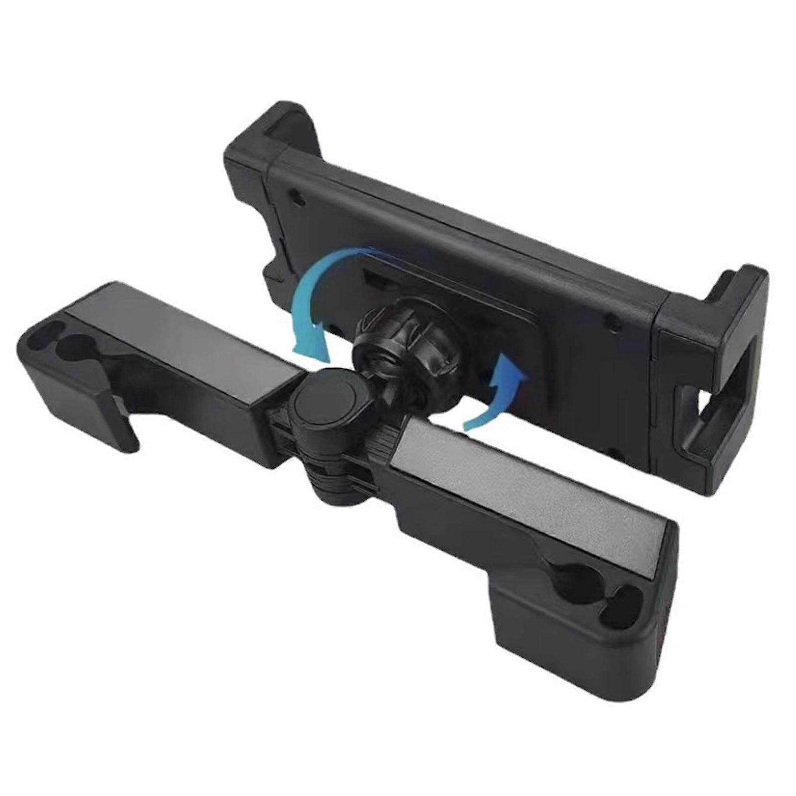 Car back pillow rotatable flat plate bracket