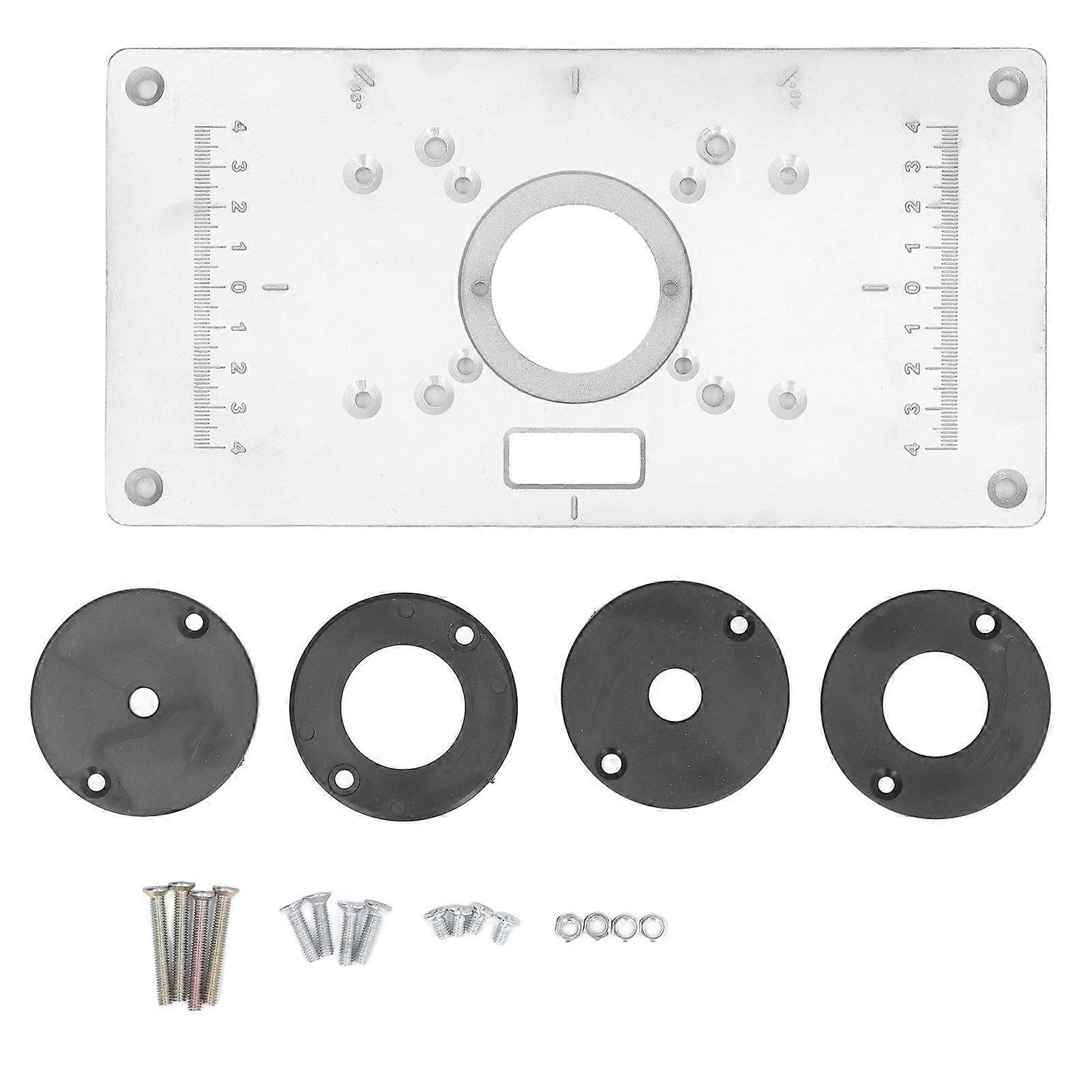 Trimming Machine Flip Board Universal Multifunctional Flip Board Woodworking Router Table Insert Plate