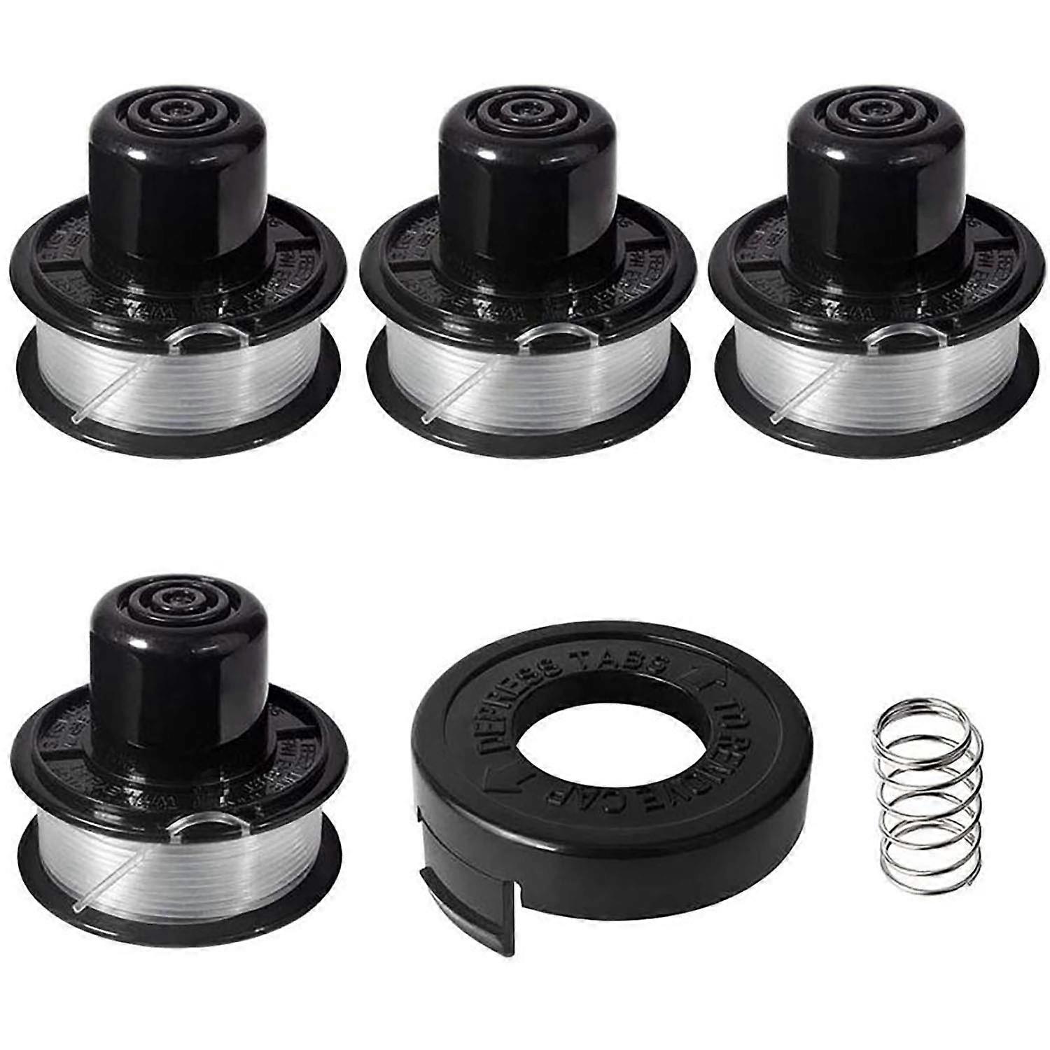 A6226XJ Thread Spool for BlackDecker GL250,GL310,GL360,CST500,CST800, 6m 2mm (4 Spools1 Cap)
