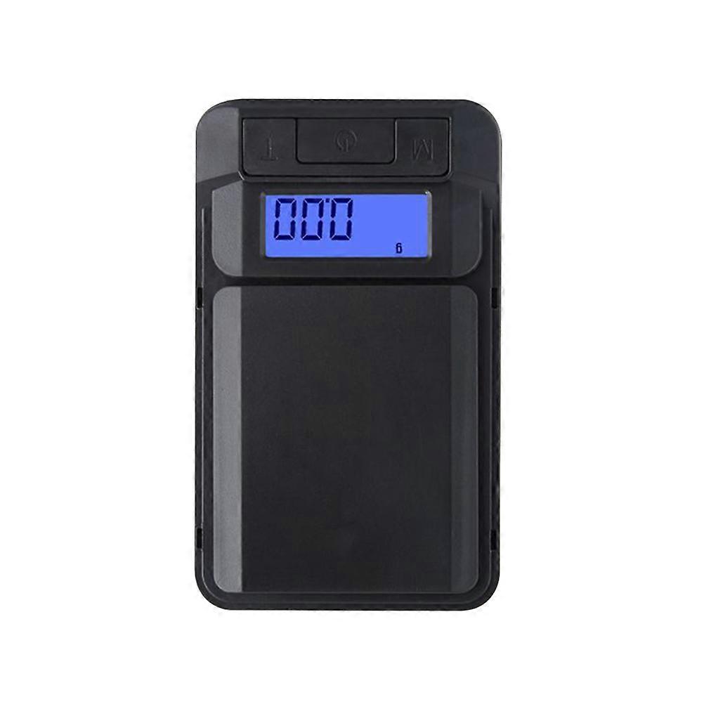 High Precision Scale for Weighing Use Black Plastic 100g 0.01g Small Size Lightweight