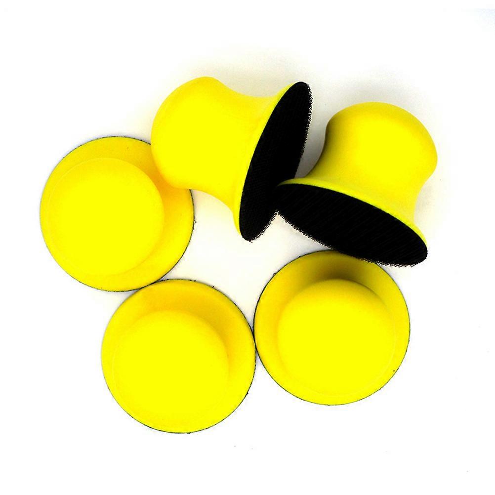 Finger Sanding Pads Yellow 75mm Professionals Polishing Pad Grinding Diy Projects 2Pcs