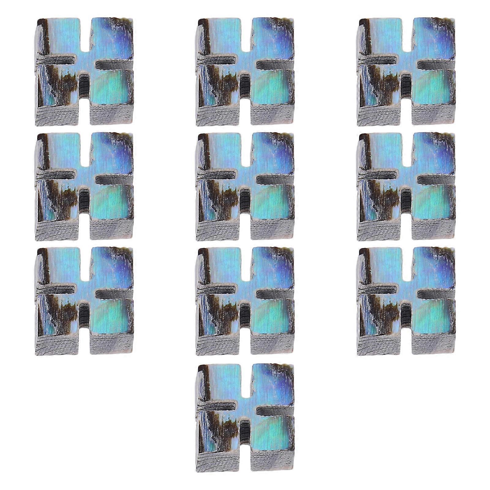 Abalone Fret Markers Inlay Material for Classical Guitar Projects 0.45X0.45CM Diamond Inlay 10Pcs