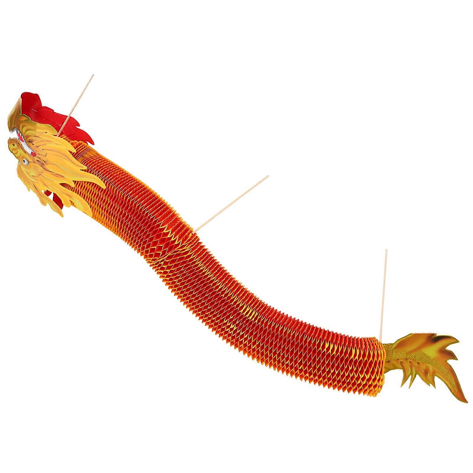 중국 축제 장식 봄 축제 종이 용 전통 장인 정신 실내 및 실외 사용 1팩