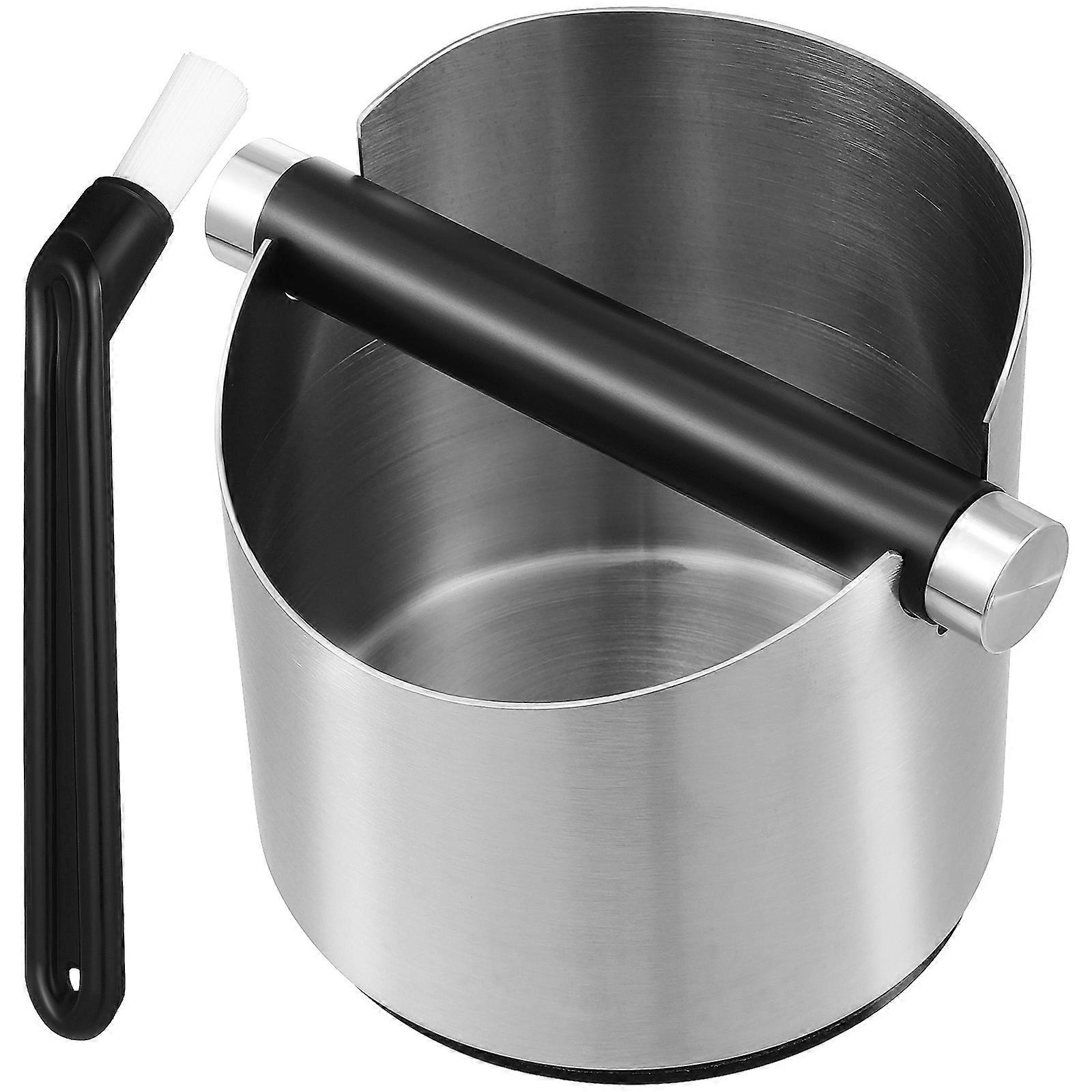 Stainless Steel Coffee with NonSlip Base Easy to Clean for Home Use Silver