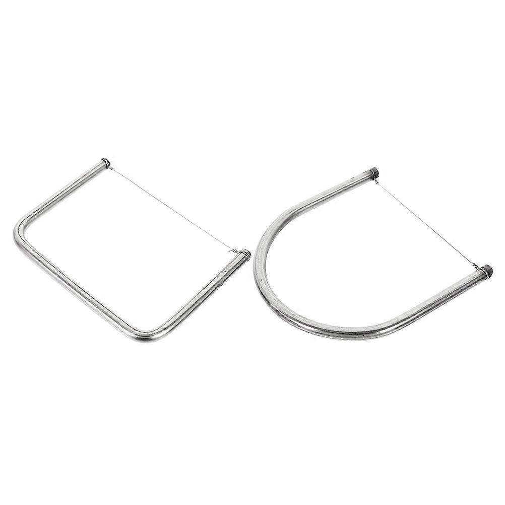 2pcs Pottery Clay Cutting Tool Clay Trimming Wire Cutter Pottery Sculpting Tool